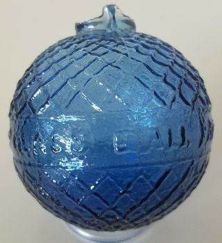BOGARDUS GLASS TARGET BALL SAPPHIRE BLUE 5