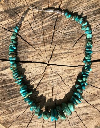Rare Chunky Vintage Turquoise Necklace