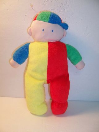 Vintage Eden - Baby Boy Doll - Primary Colors Terry Cloth Terrycloth - Ex.  Cond.
