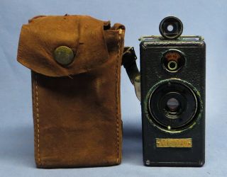 Very Rare Vintage Agfa Ansco Memo 1/2 Frame Viewfinder Camera - W/original Case