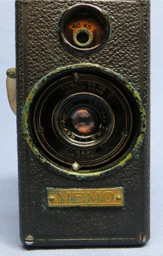 Very Rare Vintage Agfa Ansco Memo 1/2 Frame Viewfinder Camera - w/Original Case 3