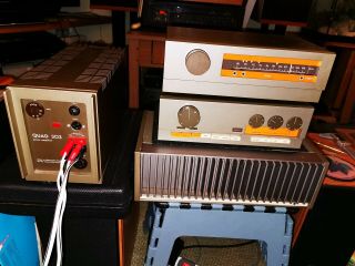 Vintage Quad 303 Control Unit Tuner Power Amp.  Exc,  All Wiring.