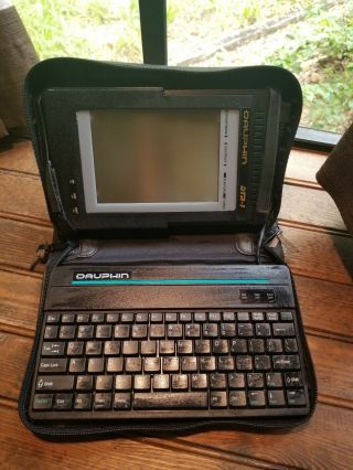 Vintage Tablet Computer Dauphin Dtr - 1 Bundle/ Power Cord And Case