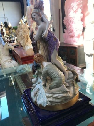 German Porcelain Statue | 4 Women with Dogs 12