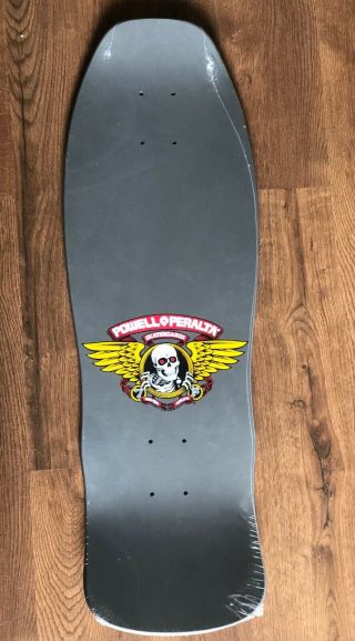 Vintage 1987 Powell Peralta Per Welinder StreetStyle Skateboard Deck Gray 8
