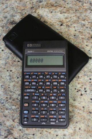 Vintage Hp 32sii Scientific Calculator W/ Case - 1987 -