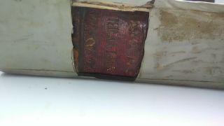 Holy Bible vintage leather for it being 200 yrs old it ' s in by 6