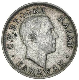 Sarawak Five Cents 1920 H (km.  13) Extremely Fine And Rare (nob105/3462z80)