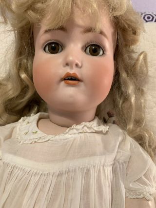Simon Halbig Antique German Bisque Doll K And R Number 76 Very Pretty