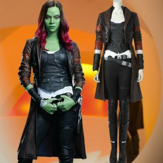 Guardians Of The Galaxy 2 Gamora Cosplay Superhero Halloween Costume Gamora Suit