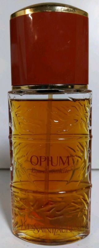 Vintage Opium Yves Saint Laurent Ysl Spray 3.  3oz 100ml Perfume 98 Full