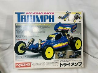 Kyosho 1/10 Off Road Racer Triumph F/s Very Rare