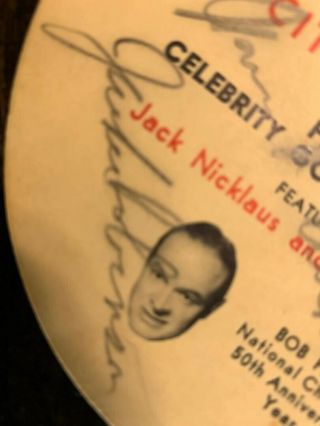 Jack Nicklaus/Gary Player/Jackie Robinson Autographed Pro - Am Ticket - Rare piece 2