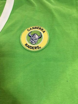 Canberra Raiders NSW RL Peerless Authentic Rugby League Vintage 1980s Jersey SML 2