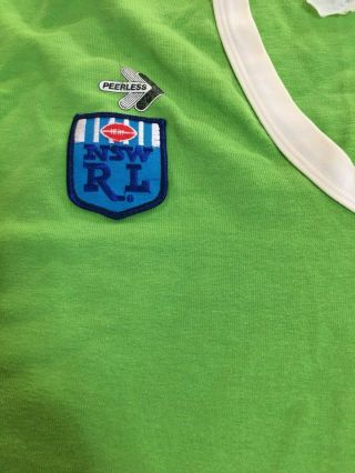 Canberra Raiders NSW RL Peerless Authentic Rugby League Vintage 1980s Jersey SML 3