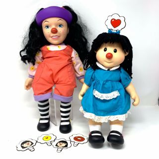 Big Comfy Couch Molly,  Loonette The Clown,  Plush Set Vintage 1996