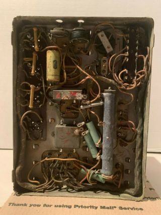Vintage RCA Victor Type 245 Tube Amplifier w/ Tubes & Cords 45 26 9