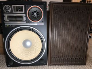 Vintage Kenwood Kl - 999z 5 - Way Floor Speakers 350 Watts 16” Woofers
