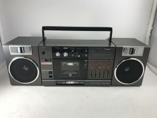 Toshiba Rt - Sx4 Boombox Ghettoblaster Cassette Player Vintage Serviced/belts