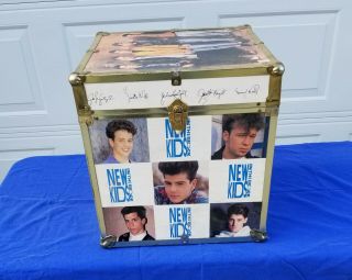 1990 Kids On The Block Nkotb Vintage 90s Trunk Chest Storage Box Rare
