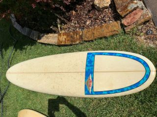 vintage surfboard,  Hobie Peter Pan Slug,  7 ' 8 