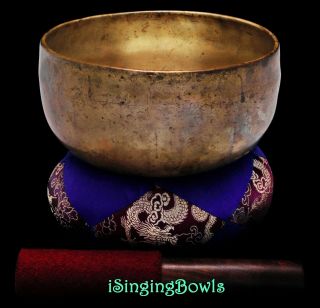 Antique Tibetan Singing Bowl : Thado 7 1/8 ",  Ca.  17th Century,  G3 & C 5.  W/ Mp3