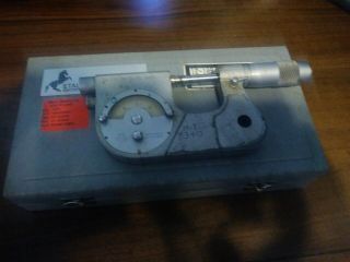 Vintage Etalon Dial Gage Micrometer.  0001 "