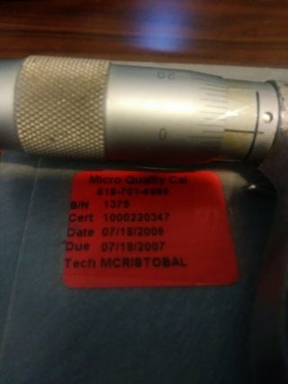 Vintage Etalon Dial Gage Micrometer.  0001 