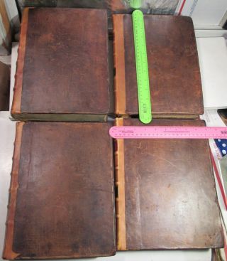 FIRST COLLECTED OF ALEXANDER POPE/1717/RARE 1st Ed/4 VOLS/FINE LEATHER BND 4