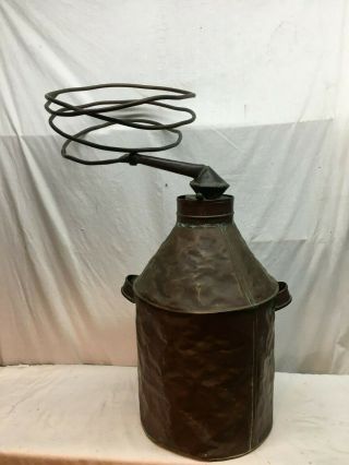 Vintage Authentic Copper Moon Shine Still With Copper Line