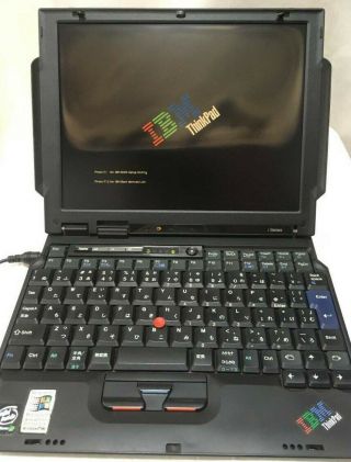 Vintage IBM ThinkPad s30 W/ Accessories&Box&Extra/Piano/RARE/701c/Transnote 7