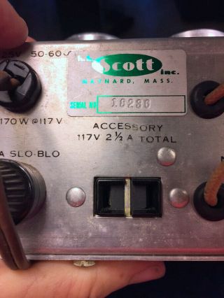 Vintage HH Scott 299 Integrated Amplifier Recapped 9