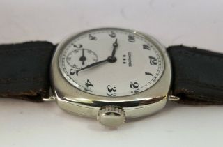 WWI LONGINES Trench Military Silverode Hand Winding Vintage Men ' s Watch 3