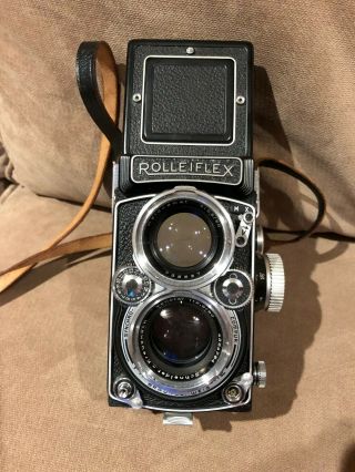 Rolleiflex Vintage Twin Lens Camera,  Schneider Xenotar 2.  8 80mm Lens