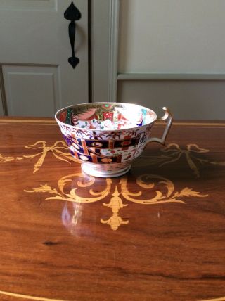 Rare Antique Cup And Saucer Set Spode 967 English Porcelain Imari