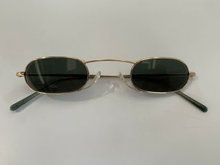 Authentic Vintage Gucci Gold Sunglasses Tom Ford Era Gg 1656/s