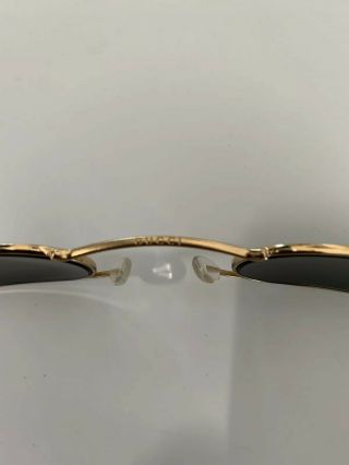 Authentic Vintage Gucci Gold Sunglasses Tom Ford Era GG 1656/S 4