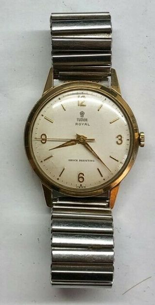 A Vintage Rolex Tudor Royal 9ct Gold Wristwatch - Vintage -