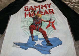 Sammy Hagar - Vintage 1984 Voa Texas Is Best,  To Hell With The Rest Tour Shirt
