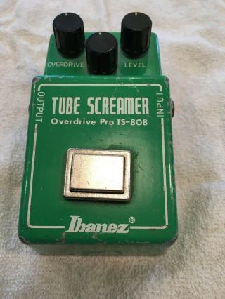 Vintage Ibanez Ts - 808 Guitar Effects Pedal