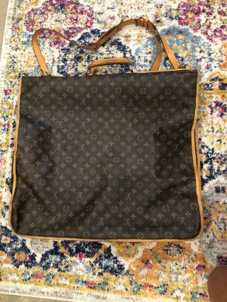 Authentic Vintage Louis Vuitton Monogram Garment Bag