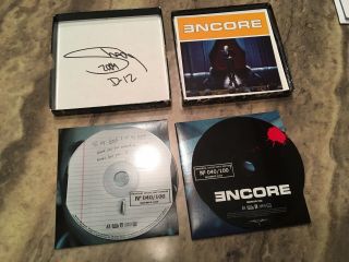 Eminem Marshall Mathers Slim Shady D12 Autographed Encore Collectors Cd Rare