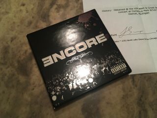 Eminem Marshall Mathers Slim Shady D12 Autographed Encore Collectors CD RARE 2
