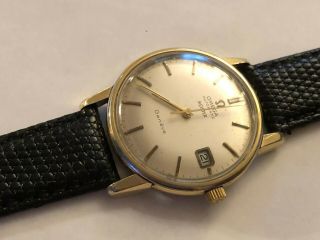Vintage Mens Omega Meister Geneve Automatic Cal 565 24 J Wrist Watch Date Swiss