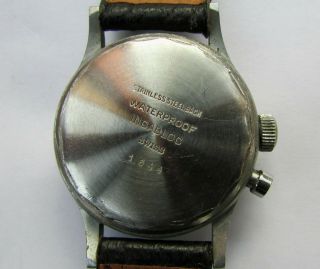 Vintage Rare Eloga Watch Monopusher Telemeter WWII Reset Run. 4