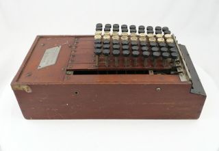Wood Cased Comptometer,  Serial 5668 7