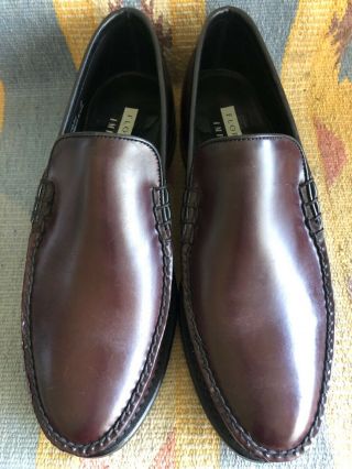 Vtg Florsheim Imperial Shell Cordovan Yuma Loafers Shoes 7.  5 D Rare