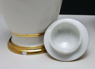 19th c Antique French Empire Old Paris Porcelain Tea Set Teapots Cups & Saucers 10