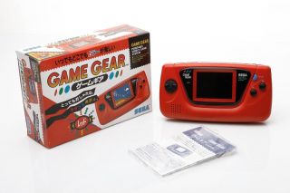 Retro (vintage) Sega Game Gear Console - Red