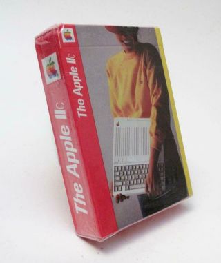 VINTAGE APPLE IIc COMPUTER PLAYING CARDS ULTRA RARE 1980s PROMOTIONAL 3